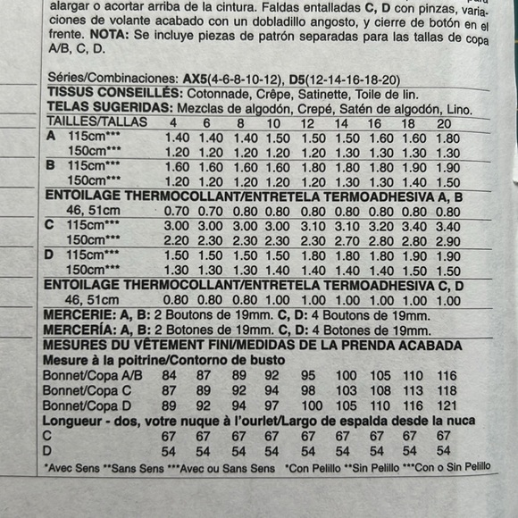 McCall Sewing Pattern - Top and Skirt M7984 - Picture 4 of 10